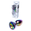 Анальна пробка з каменем Boss Series , Plug-Jewellery Multicolour PLUG- Clear