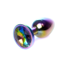 Анальна пробка з каменем Boss Series , Plug-Jewellery Multicolour PLUG- Clear