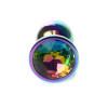 Анальна пробка з каменем Boss Series , Plug-Jewellery Multicolour PLUG- Clear