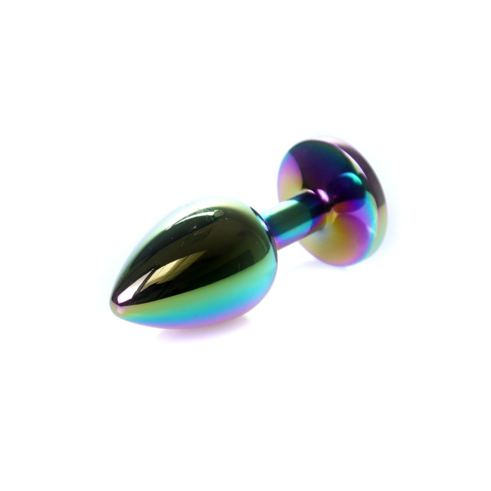 Анальна пробка з каменем Boss Series , Plug-Jewellery Multicolour PLUG- Clear