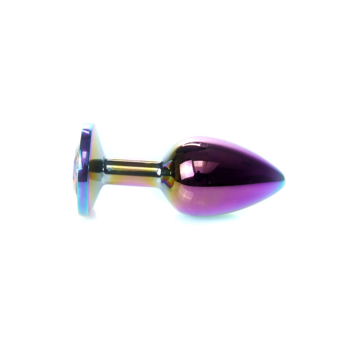 Анальна пробка з каменем Boss Series , Plug-Jewellery Multicolour PLUG- Clear