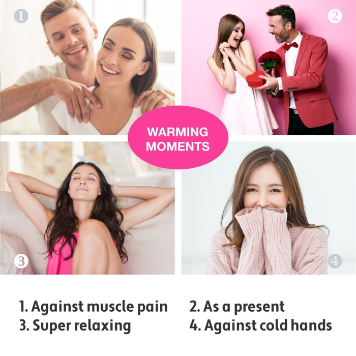 Серця для гарячого масажу Loverspremium Hot Massage Hearts