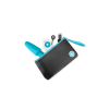 Анальна пробка з вібрацією та імітацією риммінгу b-Vibe Rimming Plug 2, блакитна
