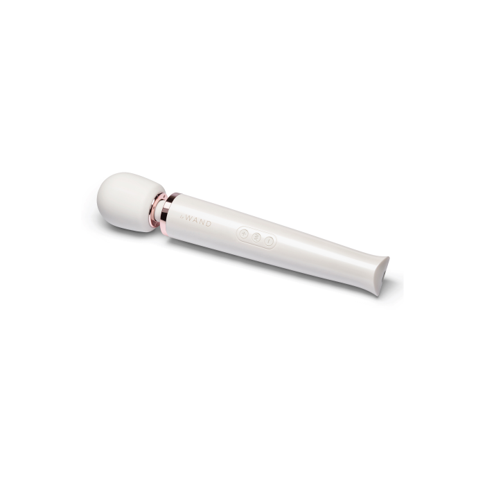 Вібратор мікрофон Le Wand RECHARGEABLE MASSAGER, перлово-білий