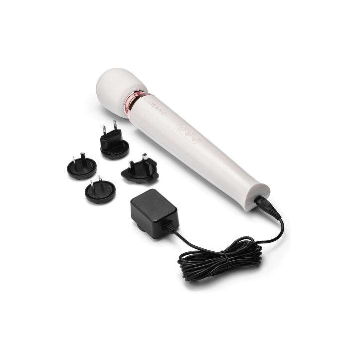 Вібратор мікрофон Le Wand RECHARGEABLE MASSAGER, перлово-білий