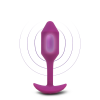 Анальна пробка з вібрацією Snug Plug 2 B-Vibe, силіконова, рожева