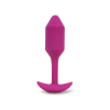 Анальна пробка з вібрацією Snug Plug 2 B-Vibe, силіконова, рожева