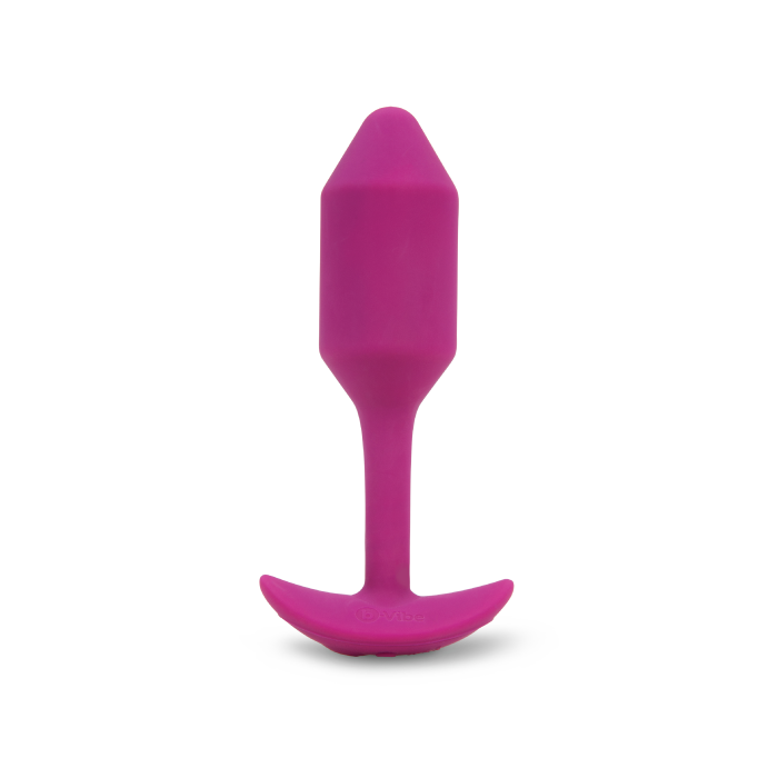 Анальна пробка з вібрацією Snug Plug 2 B-Vibe, силіконова, рожева