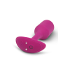 Анальна пробка з вібрацією Snug Plug 2 B-Vibe, силіконова, рожева