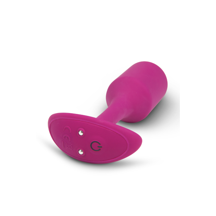 Анальна пробка з вібрацією Snug Plug 2 B-Vibe, силіконова, рожева