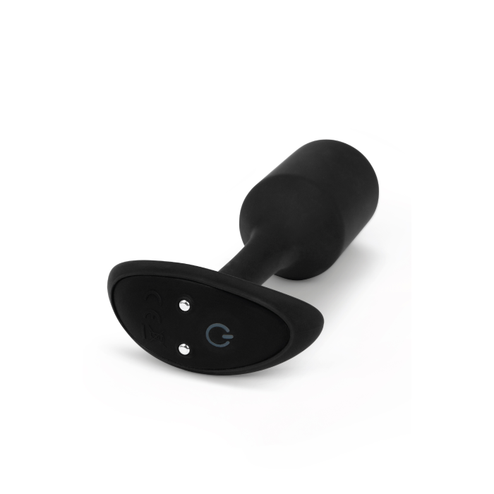 Анальна пробка з вібрацією Snug Plug 2 B-Vibe, силіконова, чорна