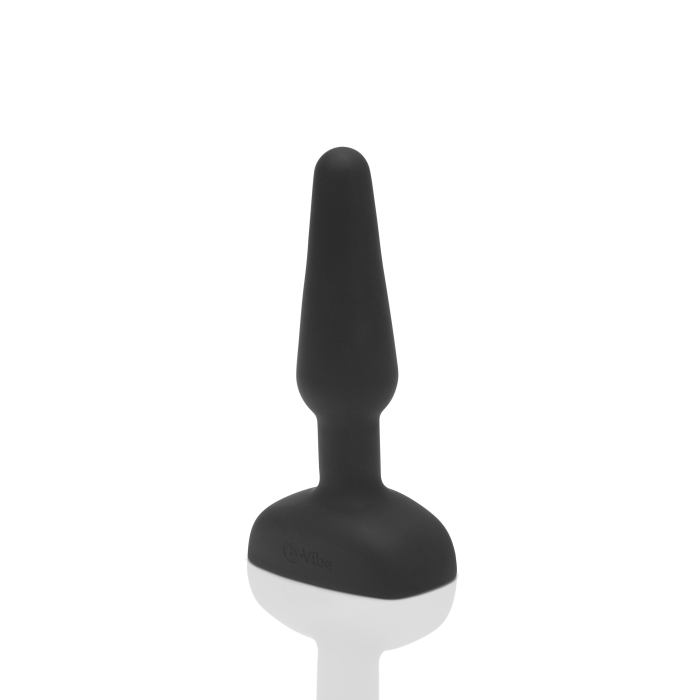 Анальна пробка із 3 моторами B-Vibe - Trio Remote Control Butt, чорна