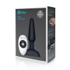 Анальна пробка із 3 моторами B-Vibe - Trio Remote Control Butt, чорна