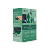 Анальна пробка з вібрацією та пультом B-Vibe - Vibrating Jewel Plug M/L Emerald