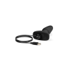 Анальна пробка з вібрацією та пультом керування B-VIBE RIMMING PLUG 2, чорна
