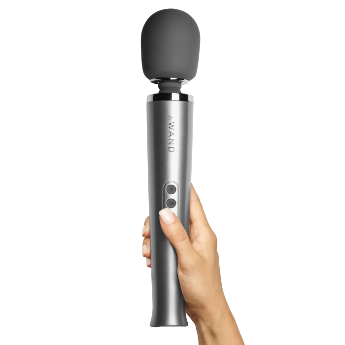 Вібратор мікрофон Le Wand RECHARGEABLE MASSAGER, сірий