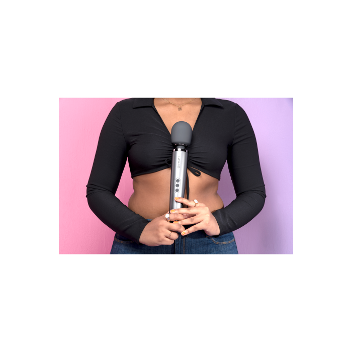 Вібратор мікрофон Le Wand RECHARGEABLE MASSAGER, сірий