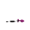 Анальна пробка із вібрацією B-Vibe Vibrating Jewel Plug S/M Pink Ruby, силіконова, рожева