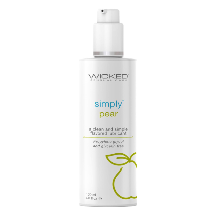 Лубрикант з ароматом та смаком Груші Wicked Simply Pear на водній основі, 120 мл