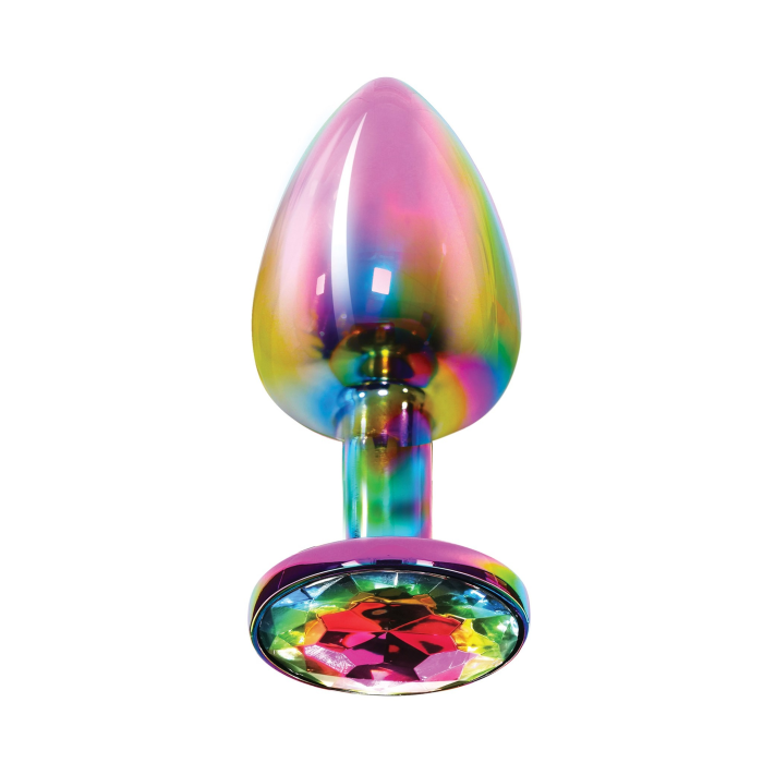 Анальна пробка металева середня Twilight Booty Jewel Toy Joy