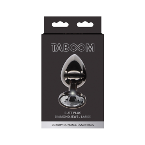 Анальна пробка з каменем L Butt Plug With Diamond Jewel Taboom