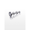 Анальна ялинка металева з каменем Toy Joy Anal Play Diamond Star Beads, Small