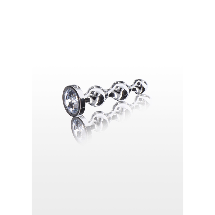Анальна ялинка металева з каменем Toy Joy Anal Play Diamond Star Beads, Small
