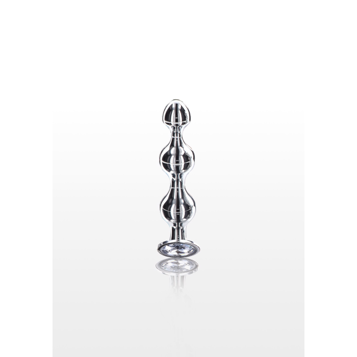 Анальна ялинка металева з каменем Toy Joy Anal Play Diamond Star Beads, Small