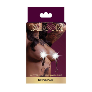Затискачі на соски Taboom Nipple Play Jewel Tweezer у вигляді пінцету з підвісками