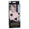 Затискачі для сосків з пір'ям California Exotic Novelties, чорні