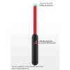 Електростимулятор Стік Taboom Prick Stick Electro Shock Wand червоно-чорний, 34 см