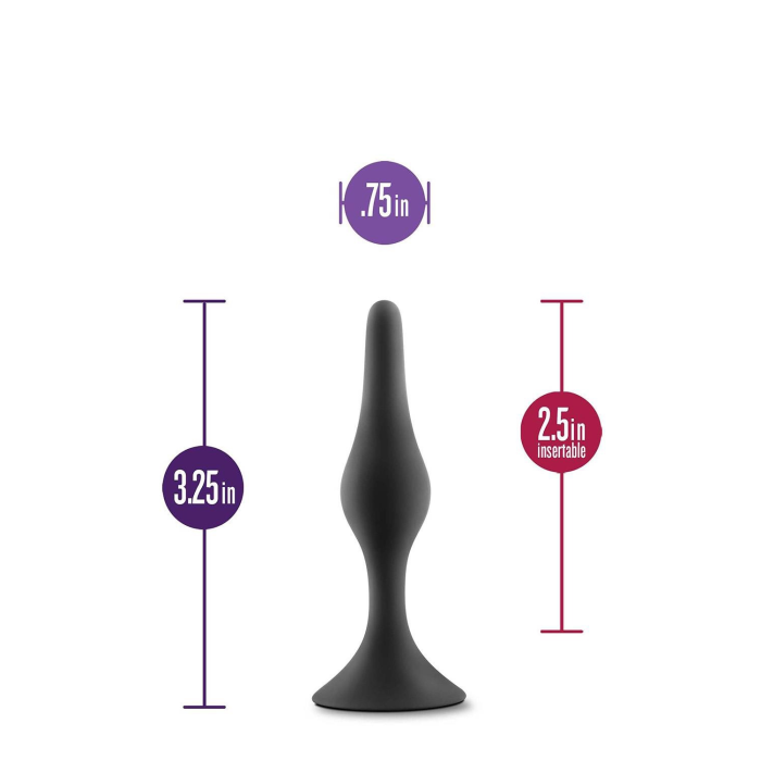 Анальна пробка, розмір S, ANAL ADVENTURES PLATINUM SILICONE