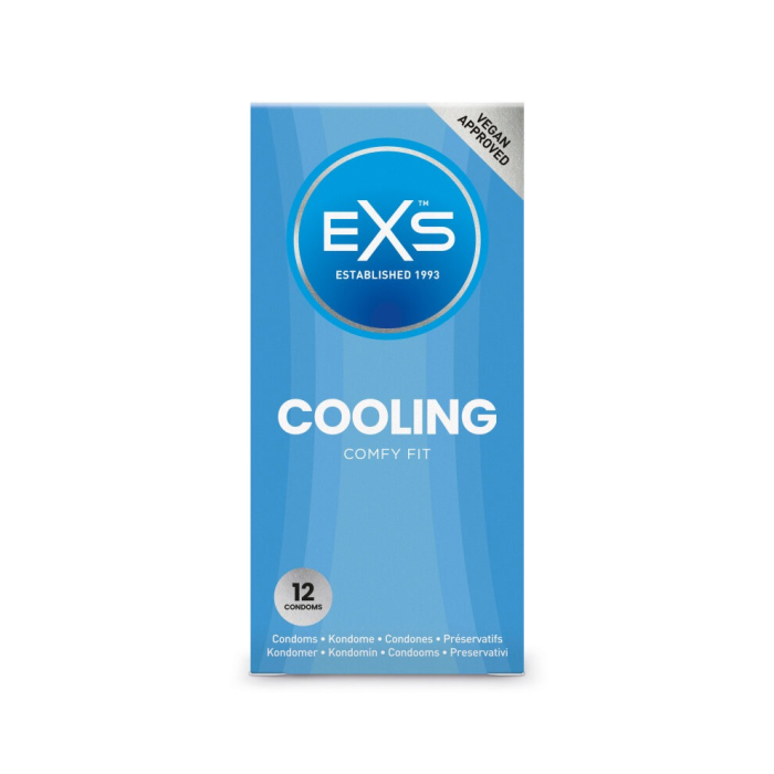 Презервативи охолоджувальні Exs Cooling Comfy Fit анатомічні (ціна за упаковку, 12 шт.)