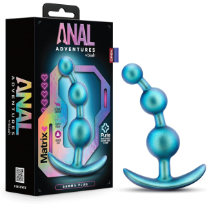 Анальна ялинка Blush Anal Adventures блакитна, 13.3 х 3.2 см