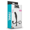Масажер простати Blush Anal Adventures чорного кольору, 12.4 см х 2.5 см