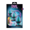 Набір анальних пробок різного розміру Anal Adventure Blush, силіконові