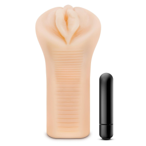 Мастурбатор з віброкулею Blush M For Men Veronika реалістичний, 7.6 см х 16.5 см