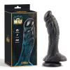 Фалоімітатор у вигляді монстра CHISA MU Alien чорний, 19 см