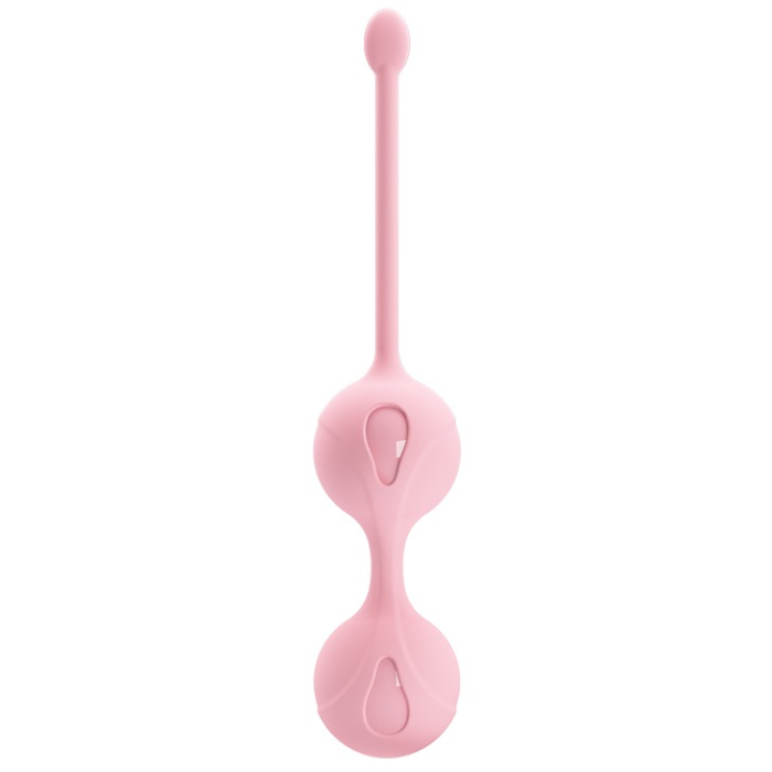 Вагінальні кульки ніжно-рожевого кольору Kegel tighten up2
