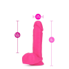 Фалоімітатор реалістичний подвійний щільності Neo Blush, на присосці, рожевий, 20 х 4.5 см
