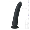 Фалоімітатор реалістичний на присосці Easytoys чорний, 21 х 3.4 см