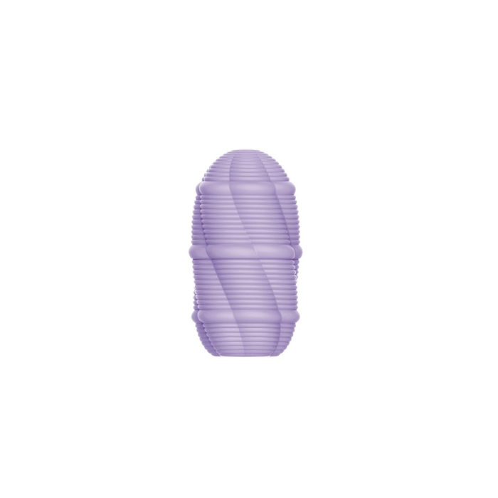 Мастурбатор міні з ребристим рельєфом Pretty Love Smooth Stripes Cupid X Egg, фіолетовий