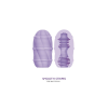 Мастурбатор міні з ребристим рельєфом Pretty Love Smooth Stripes Cupid X Egg, фіолетовий