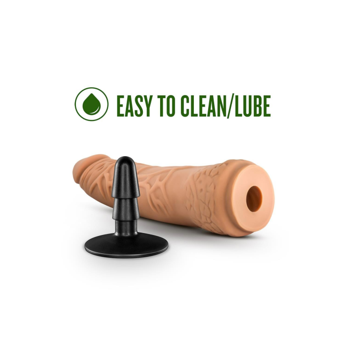Реалістичний фалоімітатор, LOCK ON HEXANITE DILDO WITH