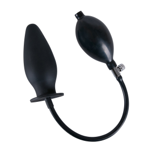 Пробка із накачуванням You2Toys True Black Anal Plug чорна