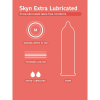 Презервативи безлатексні Skyn Extra Lubricated, з додатковим мастилом (ціна за пачку, 10 шт.)