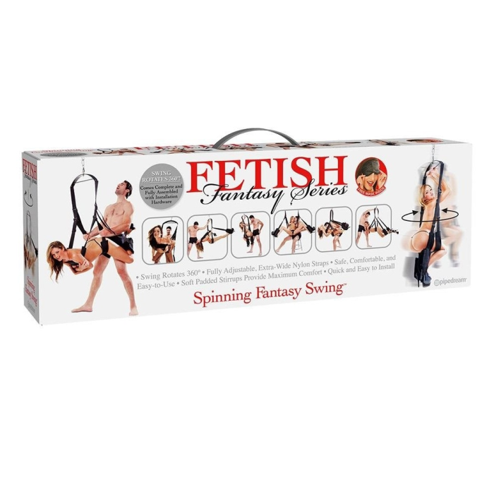 Гойдалка для сексу Pipedream Fetish Fantasy Series із обертанням на 360 градусів, чорна