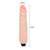 Вібромасажер реаліст з мультишвидкісною вібрацією Flexible Cyberskin Big Vibe Flesh 24,8 cm