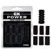 Насадка на пеніс із відкритою головкою Chisa GK Power, чорна, 1 шт