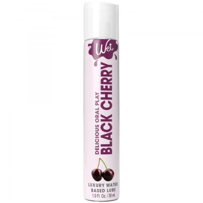 Їстівний лубрикант зі смаком черешні WET BLACK CHERRY 30 мл